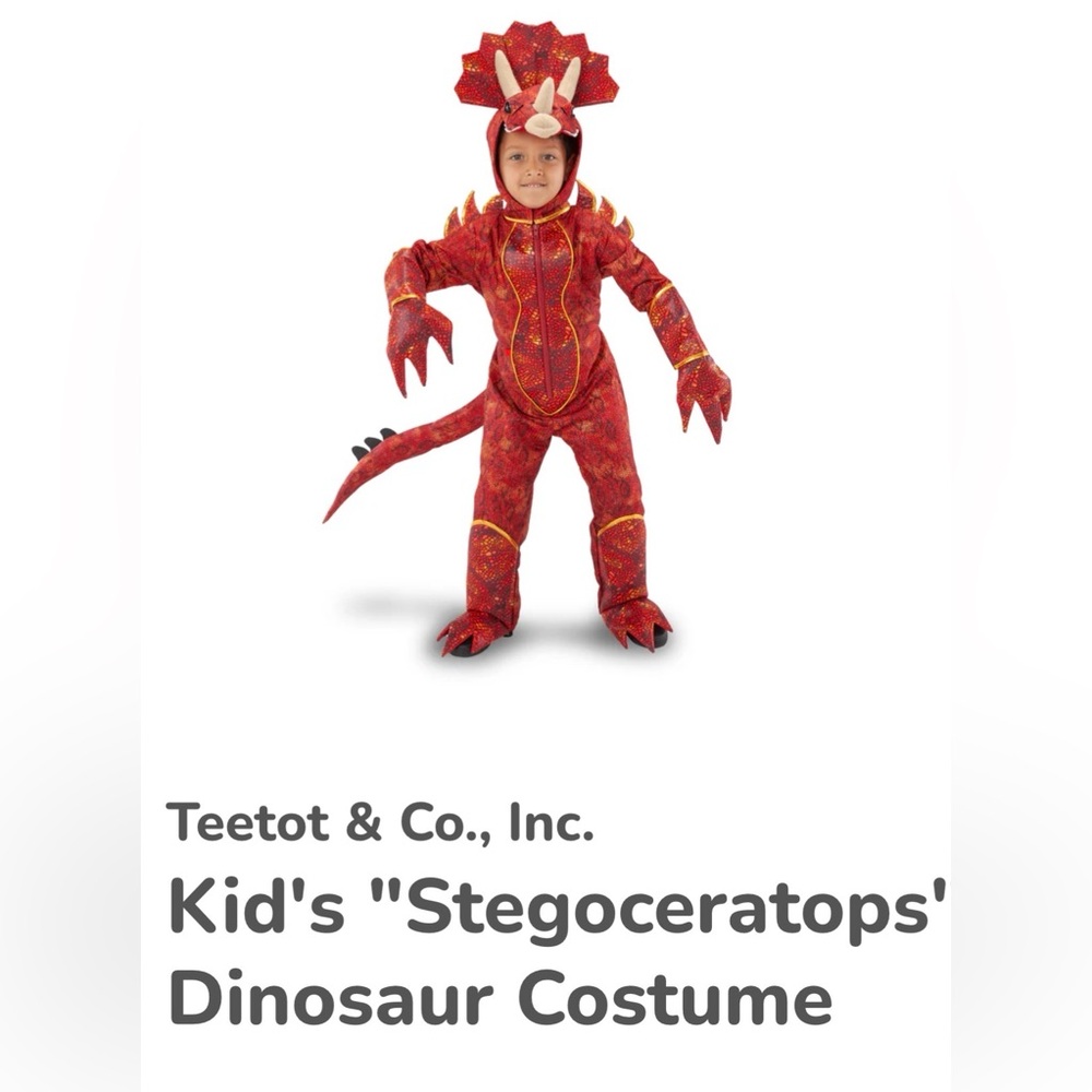 Stegoceratops Dinosaur Costume
